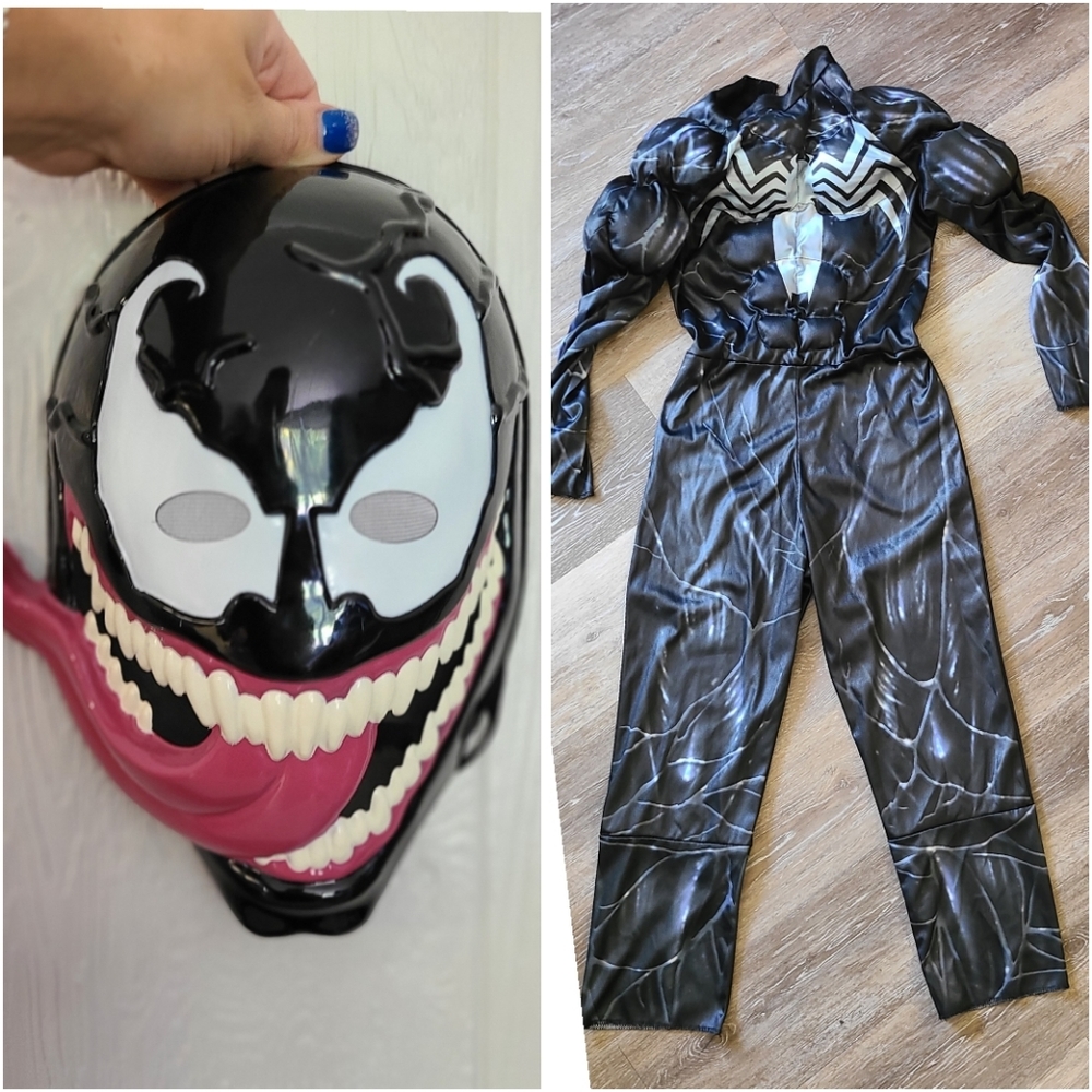 Boys Venom Constume With Mask (Marvel)